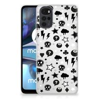 Silicone Back Case Motorola Moto G22 Silver Punk