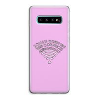 Home Is Where The Wifi Is: Samsung Galaxy S10 Plus Transparant Hoesje