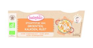 Babybio Groenten kalkoen rijst 8 maanden 200g bio (2 st)