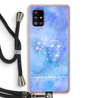 Sterrenbeeld - Licht: Samsung Galaxy A51 5G Transparant Hoesje met koord