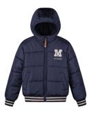 Moodstreet Jongens winterjas baseball - Justin - Navy blauw