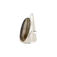 Zilveren Ring met Labradoriet (Model 2) - thumbnail