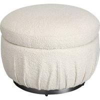 Kare Design Nube kruk - creme - boucle