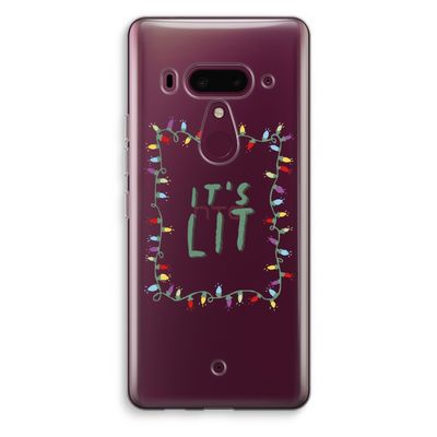 It's Lit: HTC U12+ Transparant Hoesje