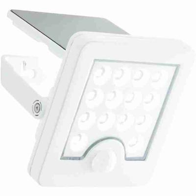 Buitenwandlamp - BRILLIANT - LUTON - LED en solar - Bewegingsmelder - Kunststof en metaal - 4 W - Wit