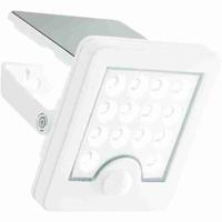 Buitenwandlamp - BRILLIANT - LUTON - LED en solar - Bewegingsmelder - Kunststof en metaal - 4 W - Wit