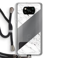 Biggest stripe: Xiaomi Poco X3 NFC Transparant Hoesje met koord