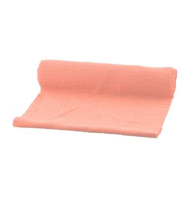 Perzik Wafelkatoenen Tafelloper (3m)