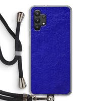 Majorelle Blue: Samsung Galaxy A32 5G Transparant Hoesje met koord