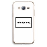 Ambitchious: Samsung Galaxy J3 (2016) Transparant Hoesje