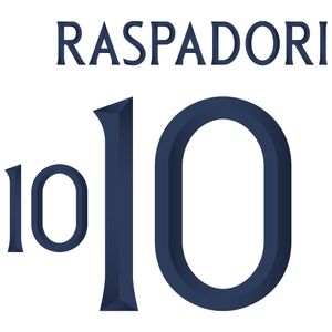 Raspadori 10 (Officiële Italië Away Bedrukking 2023-2024)