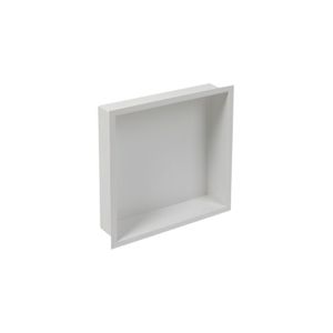 Plieger Inbouwnis Inbox Wand Met Flens 30x30x7.5 cm Waterproof Wit