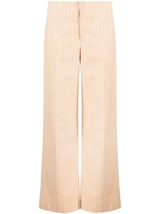 ISABEL MARANT mid-rise straight-leg trousers - Jaune