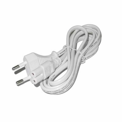 Netsnoer (EU) 2-pin, 1.5 meter, Wit