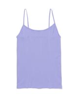 HEMA Dameshemd Naadloos Micro Spaghettibandjes Blauw (blauw)