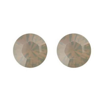 Biba Oorbellen met Swarovski Steentje Lt. Grey Opal