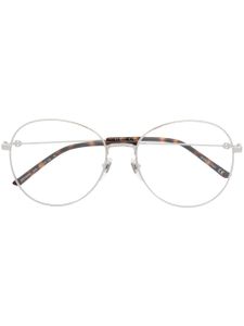 Gucci Eyewear lunettes de vue à monture ronde - Argent