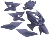 Edge Plaatset 9-delig voor yamaha aerox tot bouwjaar 2014 - mat donkerblauw