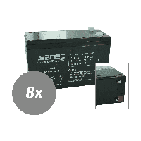 YANEC ups batterij vervangingsset rbc12 (excl. kabels)