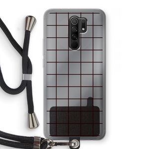 Rooster: Xiaomi Redmi 9 Transparant Hoesje met koord