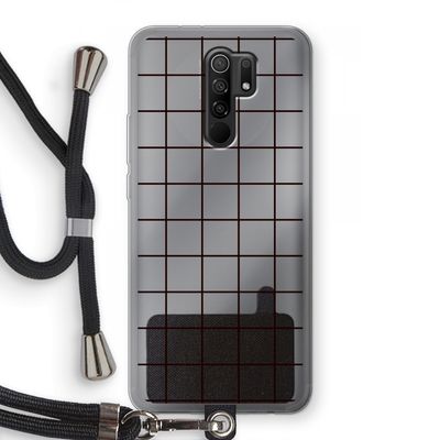 Rooster: Xiaomi Redmi 9 Transparant Hoesje met koord