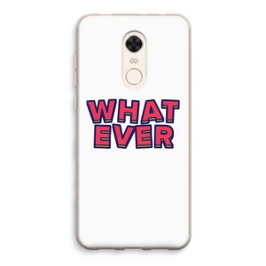 Whatever: Xiaomi Redmi 5 Transparant Hoesje