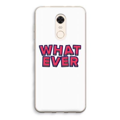 Whatever: Xiaomi Redmi 5 Transparant Hoesje