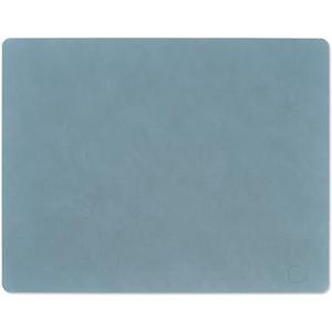 LIND DNA Placemat Nupo - Leer - Light Blue - 45 x 35 cm