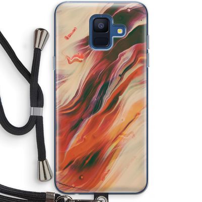 Forgotten Lands: Samsung Galaxy A6 (2018) Transparant Hoesje met koord