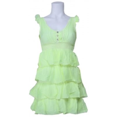 Dept jurk - Light Dress - Lime Groen