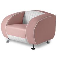 Bel Air Sofa Delucas Retro SF01CB Dusty Rose Eenzitter