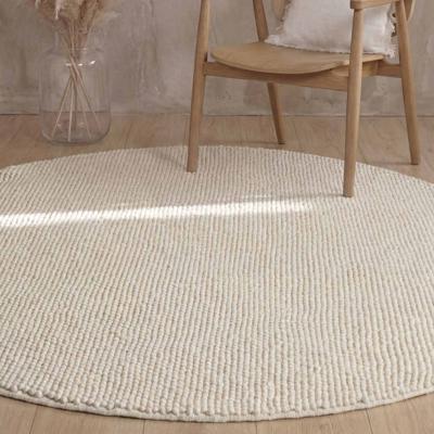 Vloerkleed Diana Rond - Natuurlijk Wit Xcm - Wol - Dekbed-Discounter.nl