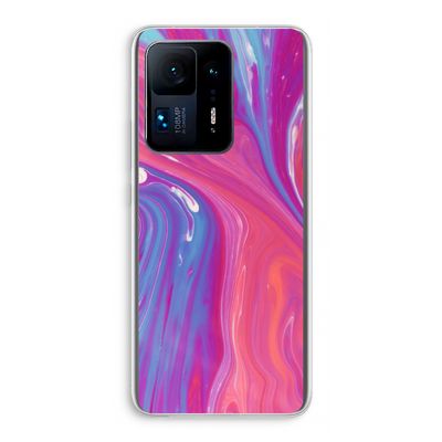Paarse stroom: Xiaomi Mi Mix 4 Transparant Hoesje