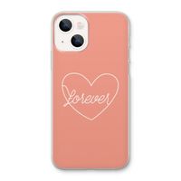 Forever heart: iPhone 13 Transparant Hoesje