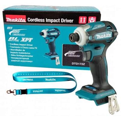 Makita DTD172Z accudraaislagmoeraanzetter 1/4" 3800 RPM 180 Nm Zwart, Blauw 18 V