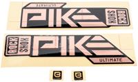 ROCKSHOX Decal set rs copper foil pike ult 27/29 matt-copp.