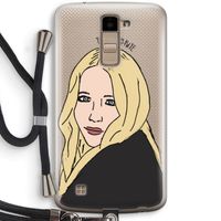 Mary Kate: LG K10 (2016) Transparant Hoesje met koord