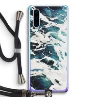 Golven: Huawei P30 Transparant Hoesje met koord