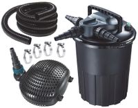 Aquaforte Filterset CBF12000 + EC6500 - UV-C Vijverfilter en Pomp 12000L met Energiezuinige Vijverpomp Aquaforte Filterset CBF12000 + EC6500 - UV-C Vijverfilter en Pomp 12000L met Energiezuinige Vijverpomp