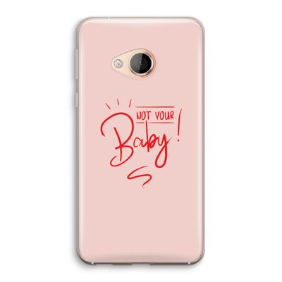 Not Your Baby: HTC U Play Transparant Hoesje