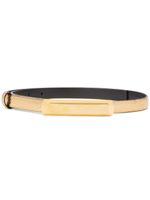 TOM FORD ceinture en cuir métallisé