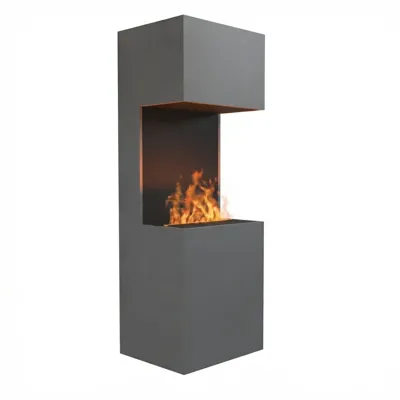 Glow Fire Beethoven Grijs - OMC 600 | Vrijstaande Waterdamphaard - 170 cm x 60 cm x 50 cm