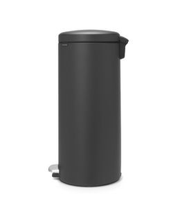 Brabantia newIcon pedaalemmer 30 liter met kunststof binnenemmer - Mineral Infinite Grey