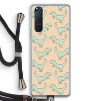 Dinos: Sony Xperia 5 II Transparant Hoesje met koord Dinos: Sony Xperia 5 II Transparant Hoesje met koord
