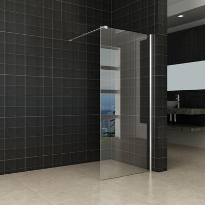 Wiesbaden Comfort Inloopdouche 80x200 cm - Nano Coating - Helder Glas & Chroom