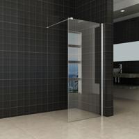Wiesbaden Comfort Inloopdouche 80x200 cm - Nano Coating - Helder Glas & Chroom