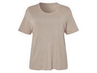 esmara Linnen dames T-shirt - Plus size (Taupe, 3XL (56/58))