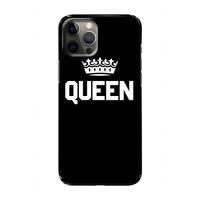 Queen zwart: Volledig geprint iPhone 12 Pro Hoesje