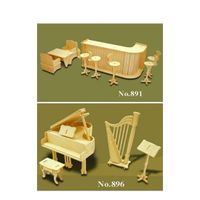 Poppenhuis meubels muziek/bar set   -