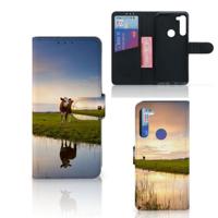 Motorola G8 Power | Telefoonhoesje | Met pasjeshouder | Koe Motorola G8 Power | Telefoonhoesje | Met pasjeshouder | Koe